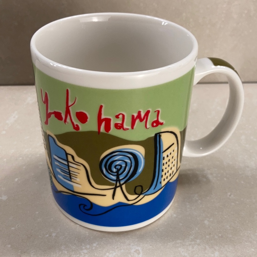 🟣 Starbucks Yokohama Japan Ceramic Mug  Landmarks Mug Made in Japan